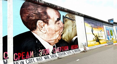 The communist kiss lingers in Berlin