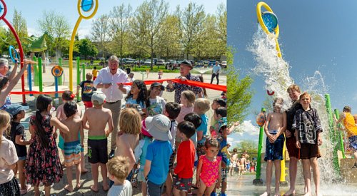 Big crowd on hand as Kelowna officials unveil new features at Ben Lee Waterpark